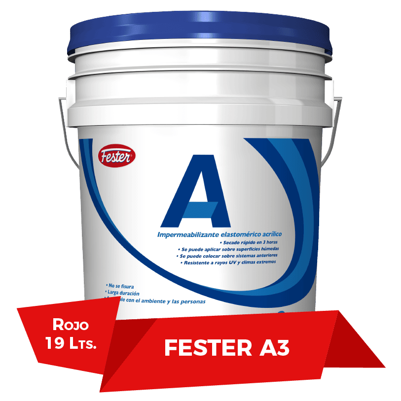 A3 Fester Rojo cubeta