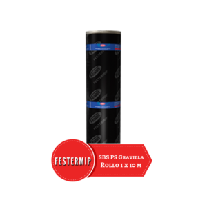 Rollo de FesterMIP 8 SBS PS 4.0 Gravilla Blanca